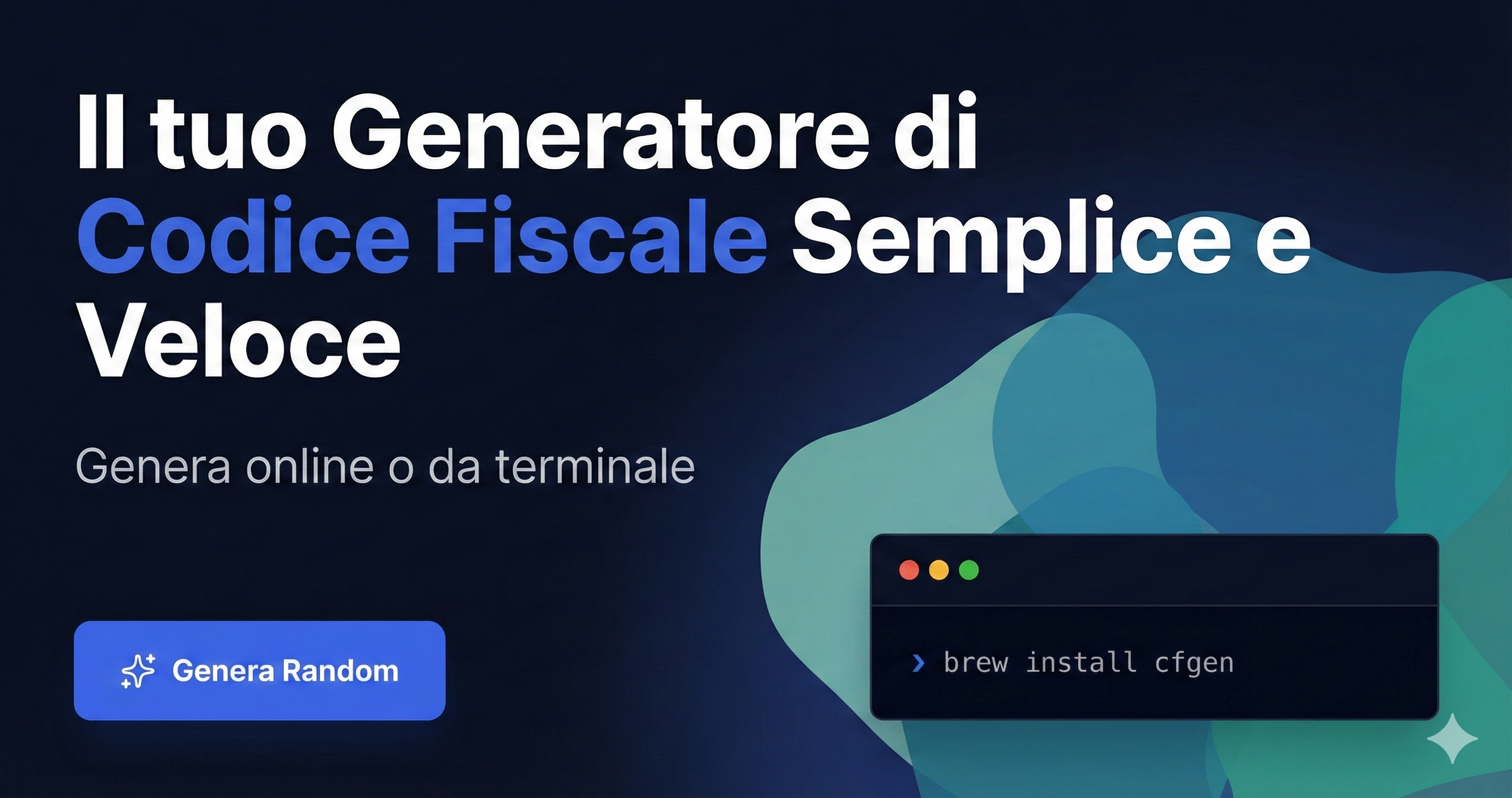 Generatore Codice Fiscale Online Gratis | Calcola CF in 1 Click